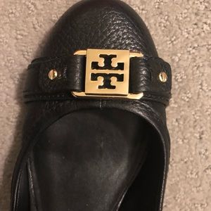 Tory Burch Black Wedges